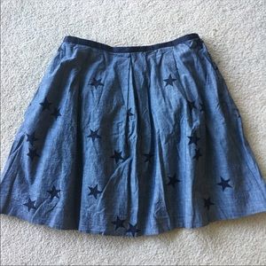 Be a star in this chambray skirt